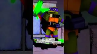 ninja turtles search for OOZE in the city…in Roblox video game! | TMNT #shorts