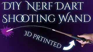 🪄 DIY 3D printed  NERF DART SHOOTING magic Harry Potter WAND to play Hogwarts Legacy in REAL LIFE