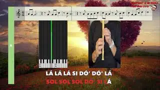 The Power of Love: Play-along Flauta de Bisel (Doce) sem voz guia