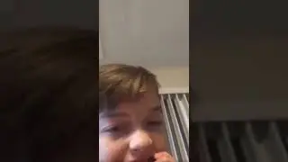 Boy eats chicken in 4K ultra hd