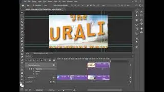 Adobe Creative Cloud Photoshop: creating video  - adding animation, sound and exporting