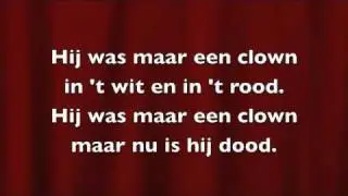 Ben Cramer - De clown lyrics