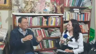 EL INCENDIO EN LA IGLESIA Y EL PRIMER ROCORRIDO POR LA CALLES DE LA VIRGEN DE VILLA GARCIA