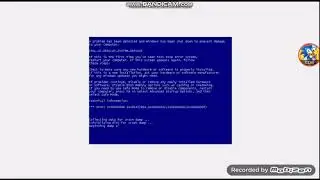 Pantalla azul Windows XP has BSOD