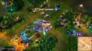 League of Legends || Worst Blitzcrank grab EU W || Pentakill Katarina || Epic shit !!!