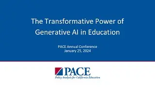 PACE | The Transformative Power of Generative AI in Education