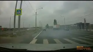 Ехал как то по делам, но нежданчик в зад догнал.