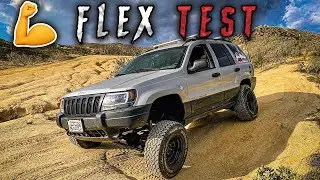 IRO 3 Link Long Arm Flex test on Jeep WJ Grand Cherokee | Najar Offroad