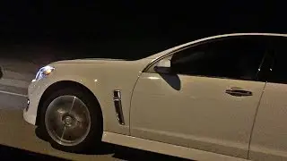 Chevy SS vs Camaro SS 1LE (street race)
