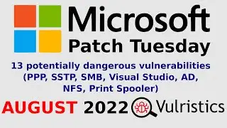 13 potentially dangerous vulnerabilities (PPP, SSTP, SMB,  Visual Studio, AD, NFS, Print Spooler)