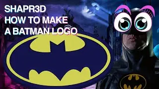 Shapr3d Tutorial: How to make a Batman Logo