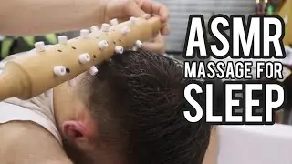 ASMR MASSAGE FOR SLEEP | ASMR BARBER with ASMR Ist