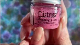 Distress embossing glaze haul