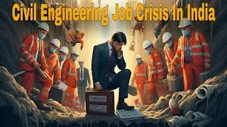 Civil Engineering Job Crisis In India 😢 #civilengineering #job
