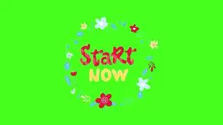 Start now text green screen free to use #free #greenscreen #greenbackground #text #startnow #effect