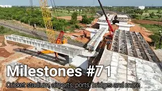 India's new metro lines, Vijayawada bypass, deep water port construction, bullet train depot