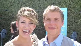 Kevin G. Schmidt and Kimberly Wyatt on the Carpet @ TEEN CHOICE!