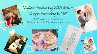VLOG Evan NYC Bday VLOG//BEST vegan ice cream cake  + 18 course vegan meal at Atera