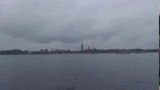 Выстрел из пушки Петропавловская крепость.  St.Petersburg gun shot 12 a.m.