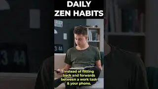 Do One Thing - Daily Zen Habits #personaldevelopment #mindfulness #manifesting