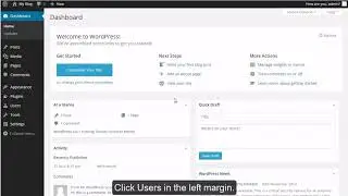 WordPress - Updating your Profile