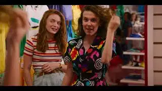 Stranger Things 3x2  - Eleven and Max Go Shopping