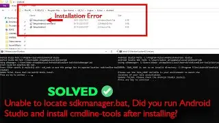 SetupAndroid.bat file Installation error with Android Studio and Unreal Engine 5 All Errors Solved ✅