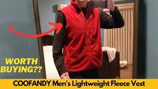COOFANDY Men's Lightweight Fleece Vest Sleeveless Zip Up Warm Jacket | Worth Buying?