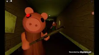 я играю с Димой в роблокс пигги (Roblox Piggi)
