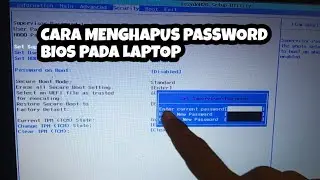 Cara Hapus Password BIOS Laptop