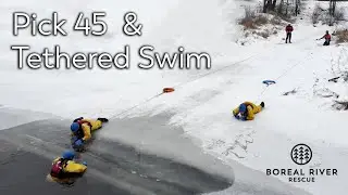 Ice Water Rescue Techniques for First Responders | Pick 45 & Tethered Swim