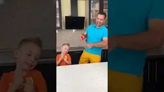 🤦🏻‍♂️They Pranked Dad For Cheating In The Cup Knocking Contest🤪😂