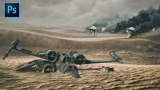 Photoshop Tutorial: Make a 'Sci-Fi Western' Star Wars Themed Manipulation