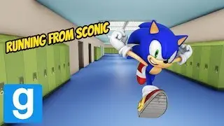 RUNNING FROM SONIC IN A SCHOOL!! FT. SHOOTABIRDIE