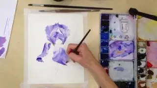Ирис акварелью @ihappygirl