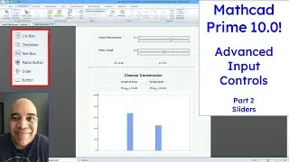 Mathcad Prime 10.0 - Advanced Input Controls - Sliders