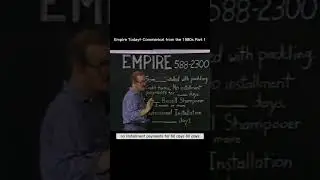#shorts Part 1 of an Empire Today® Commercial, circa early 1980s. Do you remember this?