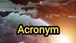 Acronym Meaning & Example Sentence