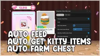 (Free UGC) My Hello Kitty Cafe Script - Auto Farm Chest - Auto Collect Hello Kitty Item [Pastebin]