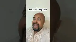 Hindi Kavita In Class 🤣🔥 #hindiclass #hinditeacher #hindikavita #shorts #ytshorts
