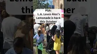 See you at L.A. Loves Alex’s Lemonade! 🍽️ #childhoodcancer #reels #food