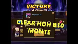 CLEAR B10 HOH MONTE ( dark dice magician ) TEAM SEMI F2P 💪! 04/20