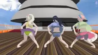 mmd naruto girls twerking