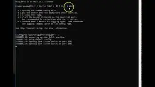 Install MQTT Broker Mosquitto on Windows