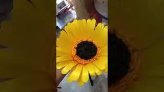 GERBERAS HECHAS DE LISTÓN #tendencias #viral #flores #liston