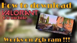 How to download valorant on mobile (Android/iOS) works in 2gb ram !!! | Android Master