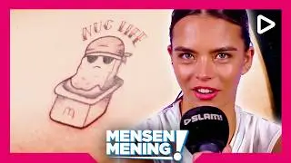 RIES wordt VERRAST met KIPNUGGET TATTOO (dankzij jullie 🙌 )  - De MensenMening | SLAM!