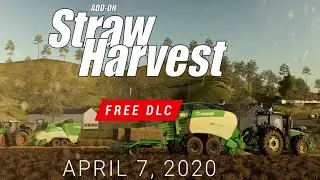 Farming Simulator 19 - 🎁 Darmowe DLC Straw Harvest - 7 kwietnia 😯 | FS19 for Free!