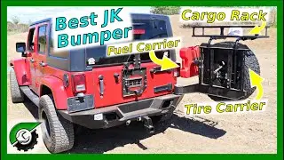 The BEST Jeep JK Rear Bumper. LOD rear bumper install and review