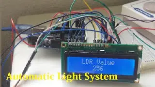 Arduino automatic light controller with LDR and LCD